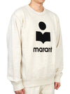 Mikoy Logo Cotton Sweatshirt Ecru - ISABEL MARANT - BALAAN 4