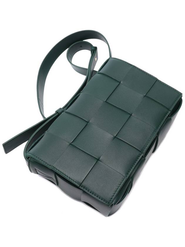 Intrecciato Cassette Cross Bag Rain Tree - BOTTEGA VENETA - BALAAN 6