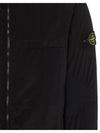 PrimaLoft-TC Nylon Zip Up Hoodie Black - STONE ISLAND - BALAAN 6