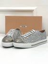 Metal toe glitter sneakers 5E8998 38size - MIU MIU - BALAAN 6