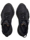 Flow FF Jacquard Leather Running Low Top Sneakers Black - FENDI - BALAAN 7