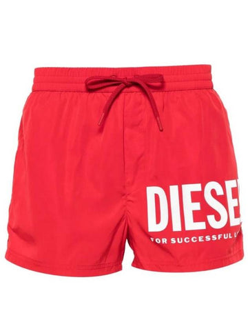 Mario 34 Swim Shorts Red - DIESEL - BALAAN 1