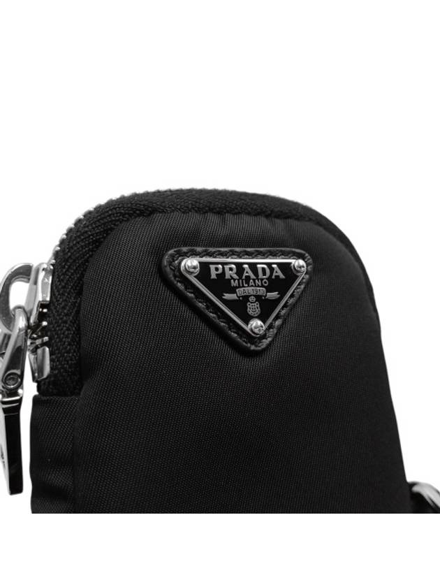 1BC151 Black Re Nylon Padding Quilting Hobo Shoulder Cross Bag - PRADA - BALAAN 8