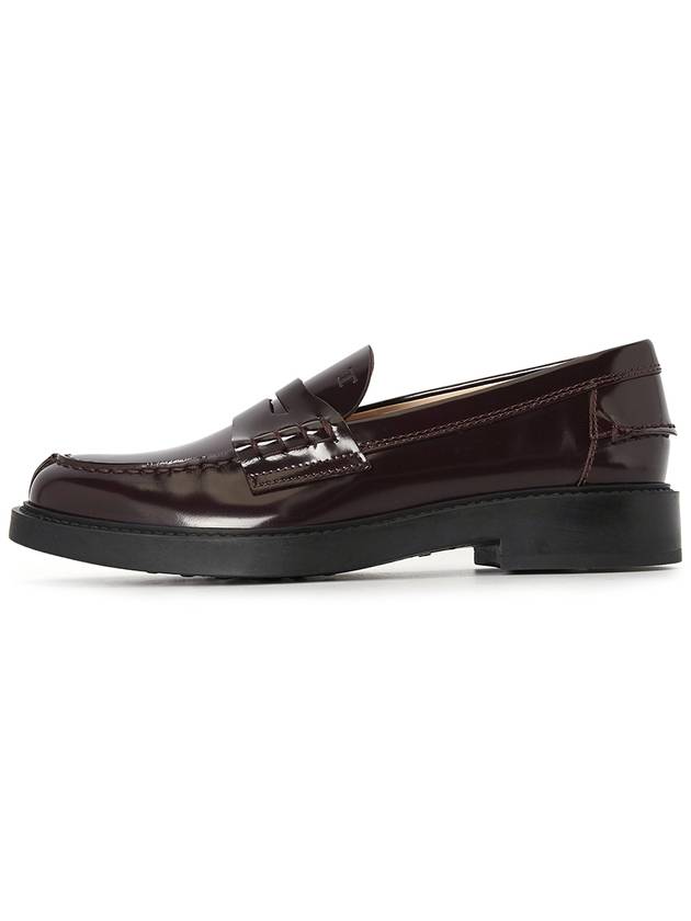 Women's Penny Loafer Burgundy - TOD'S - BALAAN.