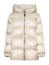 The Cube Seia Goose Down Jacket Ecru - MAX MARA - BALAAN 1