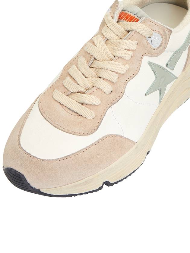 Running Sole Leather Star Low Top Sneakers Pink White - GOLDEN GOOSE - BALAAN 9