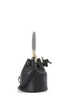 Micro Leather Mini Bucket Bag Black - MARC JACOBS - BALAAN 3