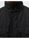 Wappen Patch Pocket Field Zip Up Jacket Black - STONE ISLAND - BALAAN 6