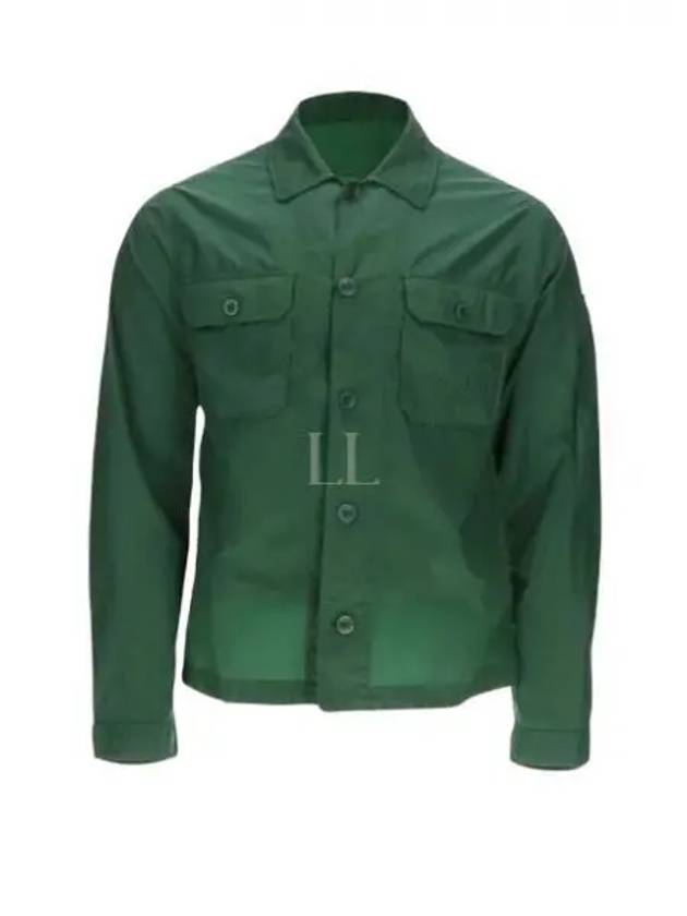 Chrome R Pocket Over Long Sleeve Shirt Green - CP COMPANY - BALAAN 2