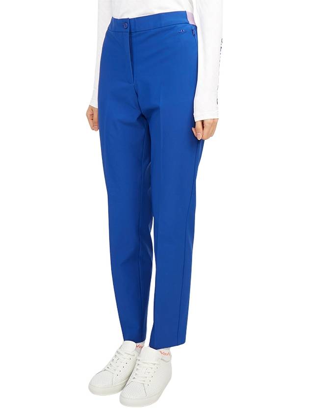 Women's Elle Stretch Straight Pants Blue - J.LINDEBERG - BALAAN 3