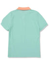 Puff Half Zip Up Collar T-Shirt Women MINT - 20THHOLE - BALAAN 3