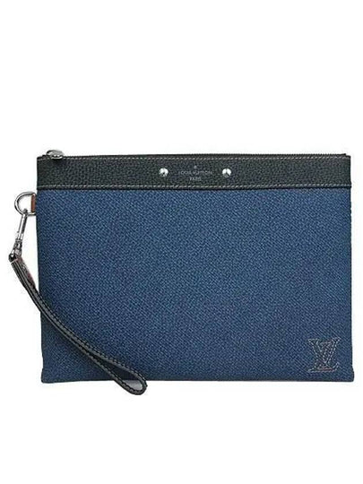 M81781 Light Denim Taurillon Leather Pochette Togo Clutch Bag - LOUIS VUITTON - BALAAN 2