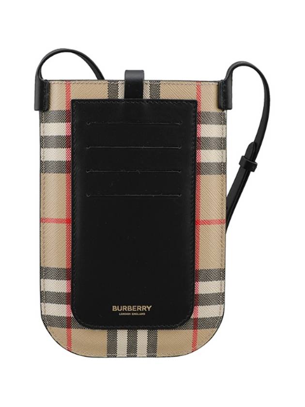 Vintage Check Strap Phone Holder Cross Bag - BURBERRY - BALAAN 3