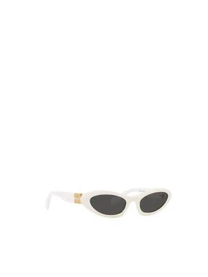 Metal logo temple cat eye sunglasses MU 09YS 1425S0 - MIU MIU - BALAAN 2