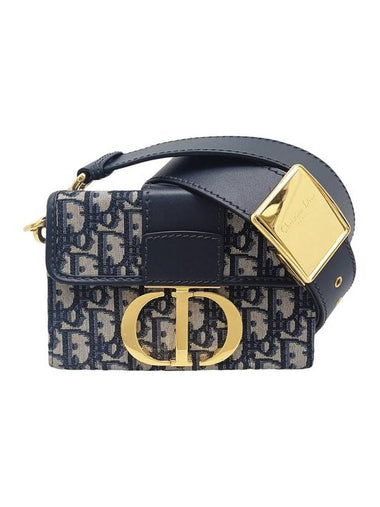 M9204UTZQ M928 Oblique Jacquard Montaine 30 Box Shoulder Cross Bag - DIOR - BALAAN 1