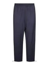 Jacquard Wool Straight Pants Navy - ACNE STUDIOS - BALAAN 2