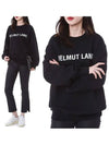 Core Crew Neck Logo Sweatshirt Black - HELMUT LANG - BALAAN 2