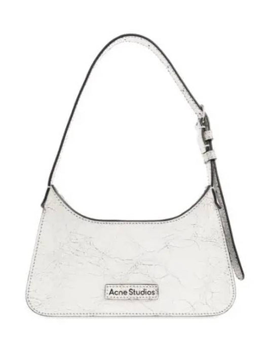 Platt Micro Leather Shoulder Bag White - ACNE STUDIOS - BALAAN 2