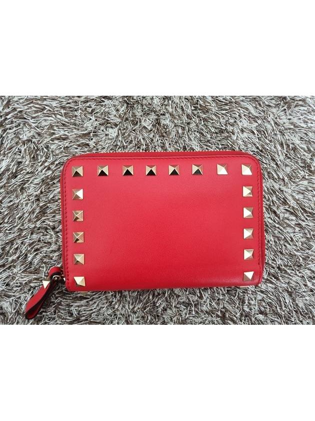 Rockstud medium wallet red - VALENTINO - BALAAN 4