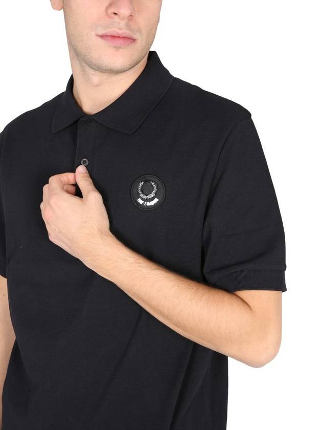 Fred Perry X Raf Simons Polo With Logo - FRED PERRY - BALAAN 4