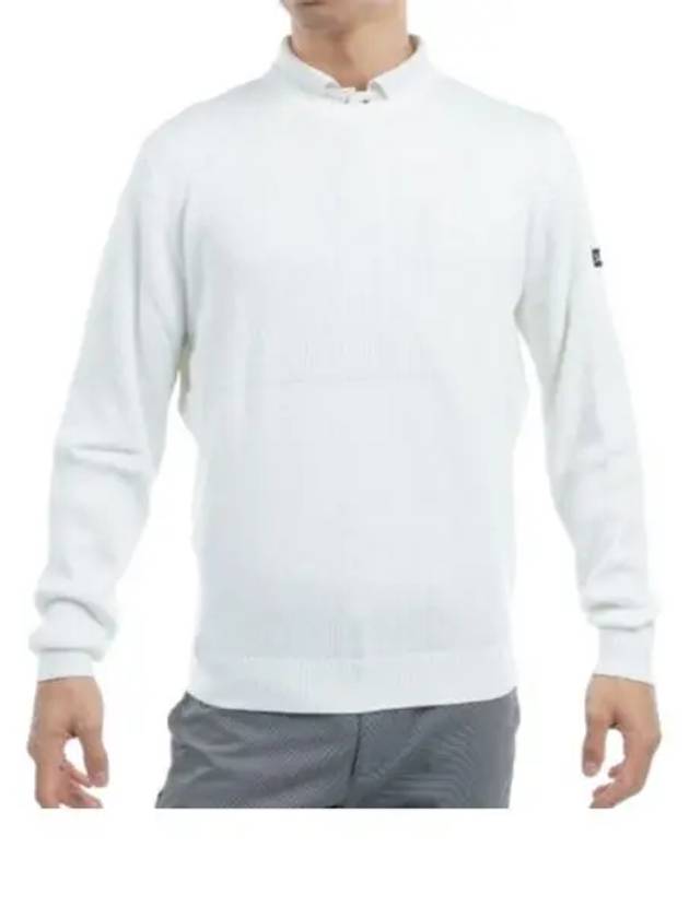 Ribbed Crew neck Knit TLPMK332J OW Men s - TITLEIST - BALAAN 1