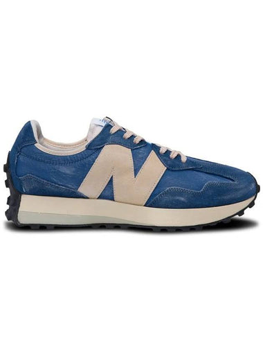 327 Low Top Sneakers Vintage Blue - NEW BALANCE - BALAAN 1