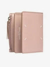 Four-Stitch Leather Half Wallet Pink - MAISON MARGIELA - BALAAN 2