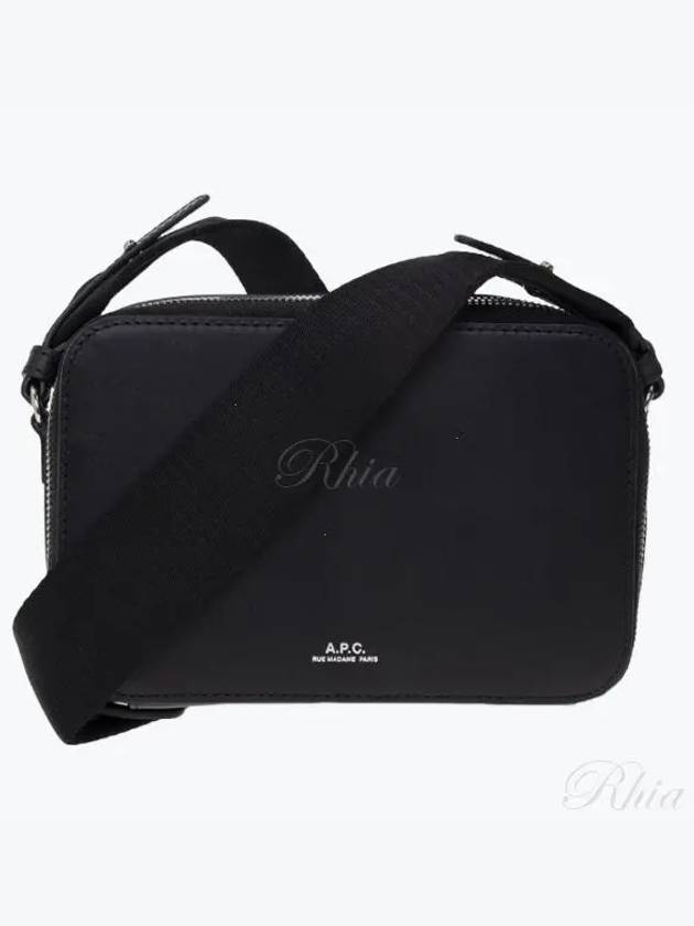 Calfskin Soho Camera Cross Bag Black - A.P.C. - BALAAN 2