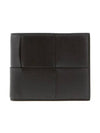 Intrecciato Leather Half Wallet Fondant - BOTTEGA VENETA - BALAAN 2