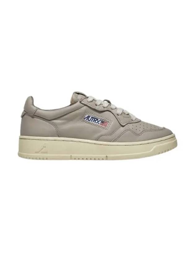 Medalist Goatskin Low Top Sneakers Grey - AUTRY - BALAAN 4