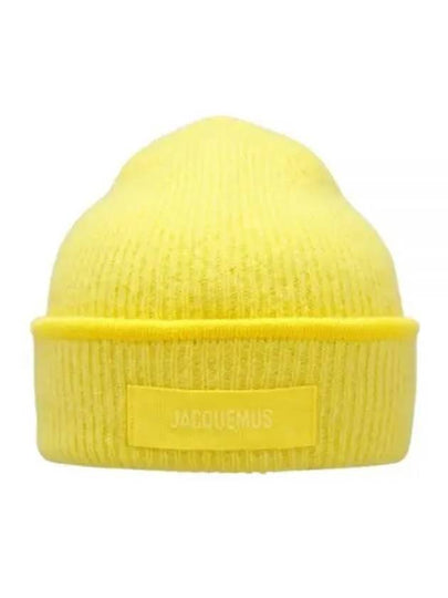 The Gros Grain Beanie Yellow - JACQUEMUS - BALAAN 2