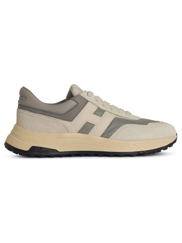 Hogan 'Hyperlight' Grey Leather Blend Sneakers - HOGAN - BALAAN 1