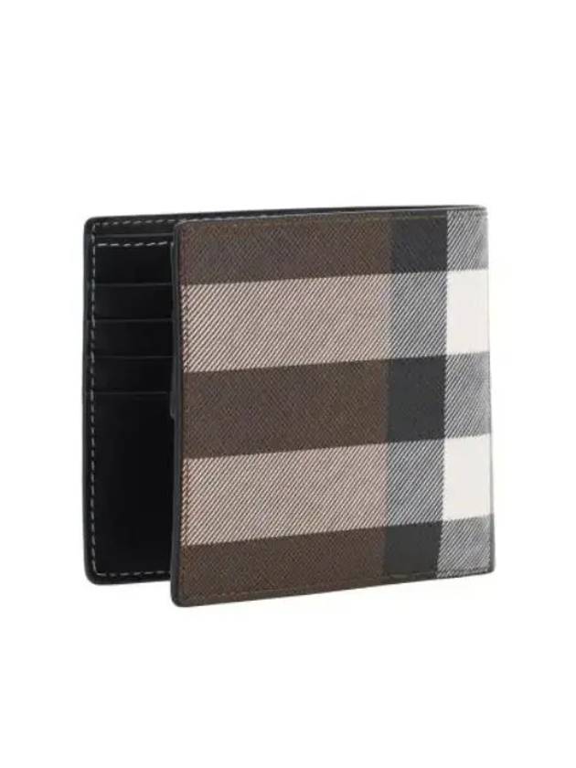 Vintage Check 2-Fold Half Wallet Dark Birch Brown - BURBERRY - BALAAN 3