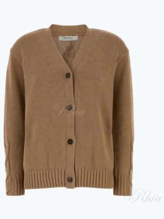 Cardigan Knitwear Lucas Cotton Camel 2429346051600 - MAX MARA - BALAAN 1