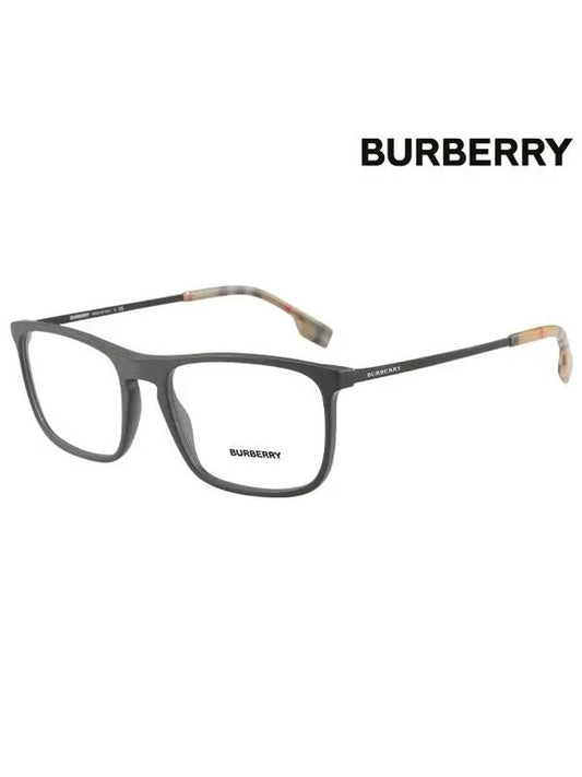 Eyewear Rectangle Acetate Eyeglasses Black - BURBERRY - BALAAN 2