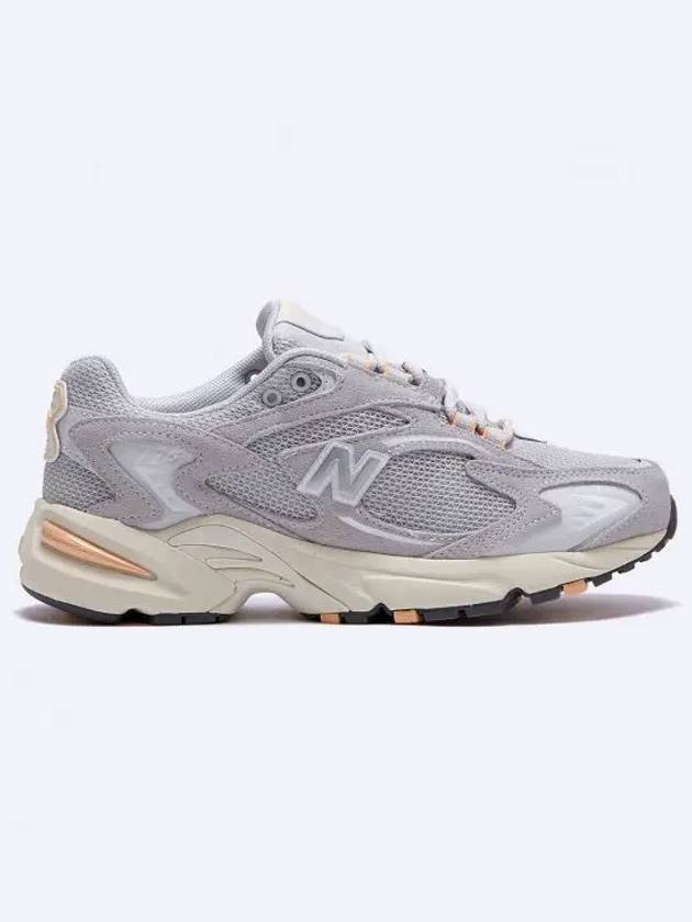 725 Logo Mesh Suede Low Top Sneakers Arctic Fox - NEW BALANCE - BALAAN 2