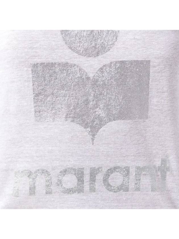 Women's Koldi Logo Short Sleeve T Shirt White - ISABEL MARANT - BALAAN 5