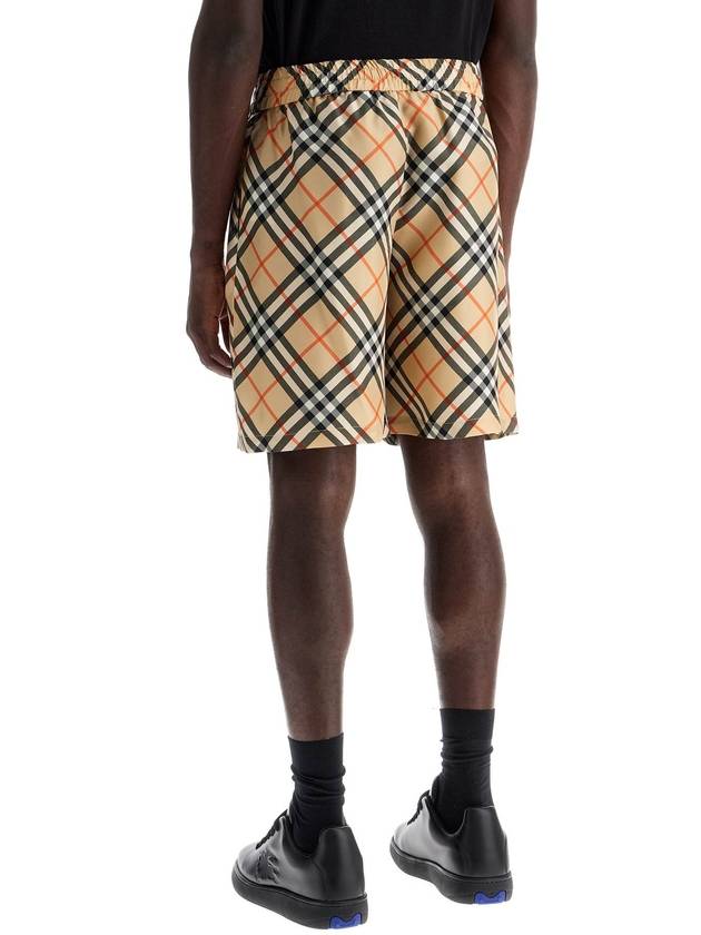 check silk shorts - BURBERRY - BALAAN 3