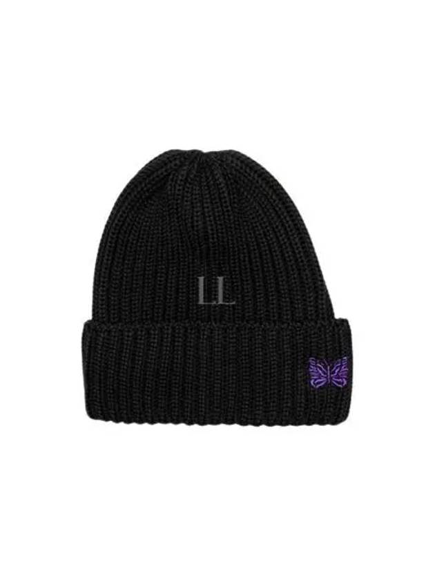 Merino wool watch cap beanie black PU063 - NEEDLES - BALAAN 1