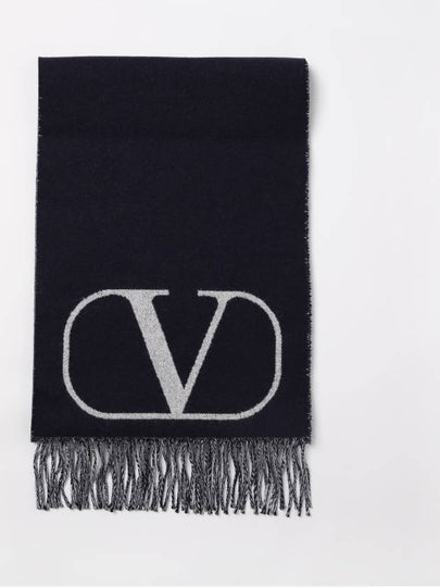 V Logo Muffler Blue - VALENTINO - BALAAN 2