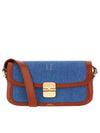 Grace Small Denim Cross Bag Brown Indigo - A.P.C. - BALAAN 2