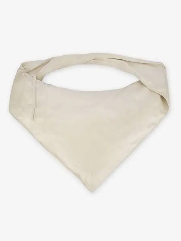 Small Scarf Shiny Nappa Leather Shoulder Bag Off White - LEMAIRE - BALAAN 2