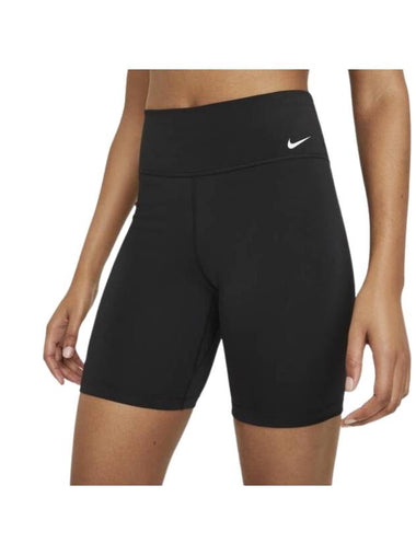 Women's Mid-Rise 7Inch Biker Shorts Black - NIKE - BALAAN 1