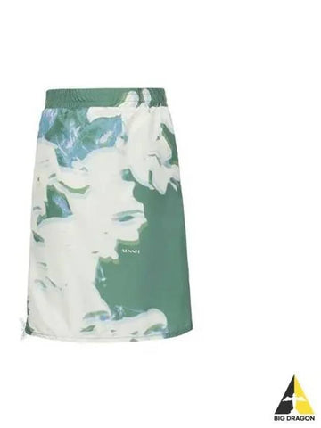 Midi Skirt Dark Green MRTWWSKR019 WVN007 - SUNNEI - BALAAN 1