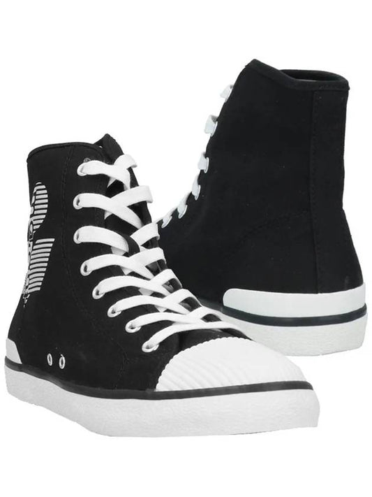 Women's Benkeenh Logo High Top Sneakers Black - ISABEL MARANT - BALAAN 2