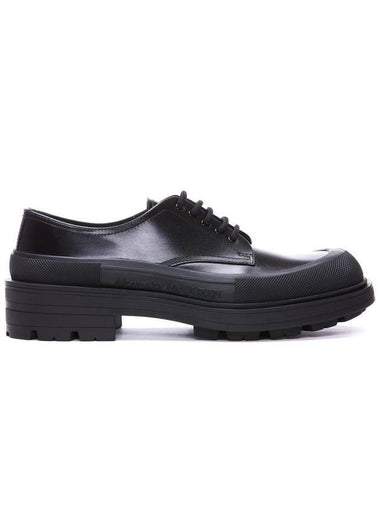 Men's Slim Tread Derby Black - ALEXANDER MCQUEEN - BALAAN 1