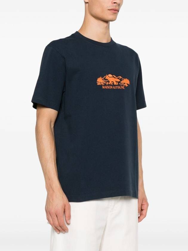 MAISON KITSUNÉ OUTDOOR PROFILE FOX COMFORT TEE SHIRT - MAISON KITSUNE - BALAAN 3