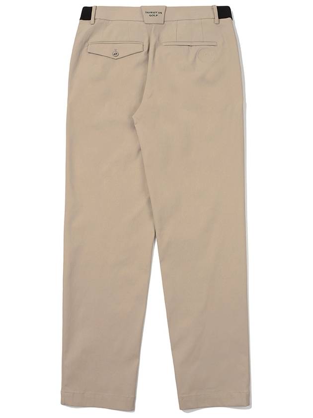 Player Tech Straight Pants BEIGE MAN - MALBON GOLF - BALAAN 2