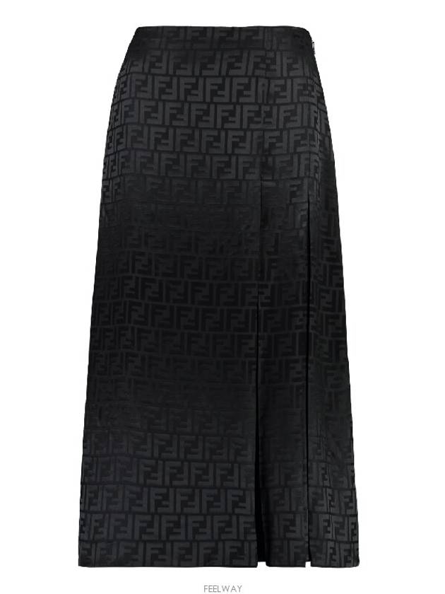 Spring Festival Capsule Collection A-line Skirt Black - FENDI - BALAAN 2