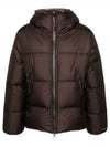 The Metropolis Series Pertex Hooded Down Padding Brown - CP COMPANY - BALAAN 2